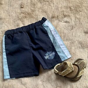 Harley swim shorts & flip flops